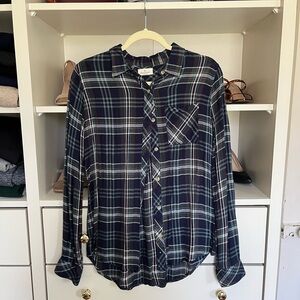 Thread and Supply Dry Goods Plaid Button Down Shirt